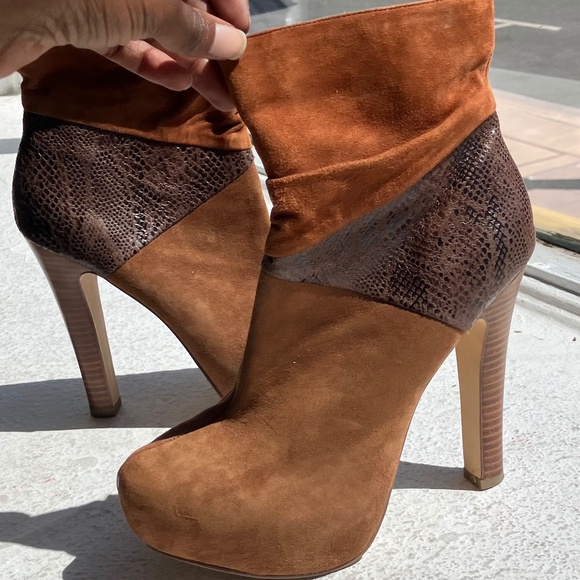 Bakers Brown Leather Suede Katerina boots - Picture 12 of 13